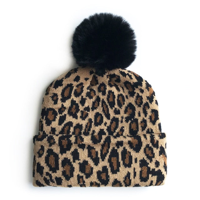 Leopard Beanie