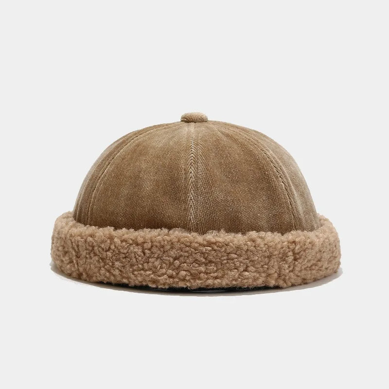 Shearling Brimless Hat