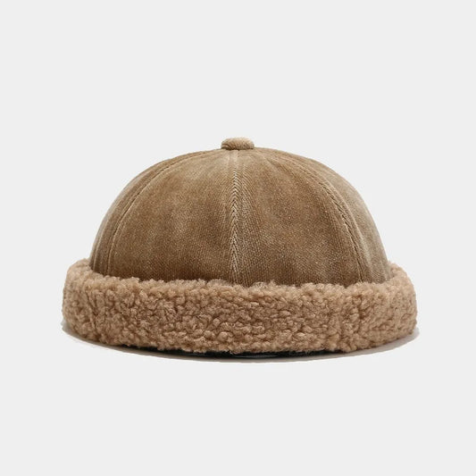 Shearling Brimless Hat