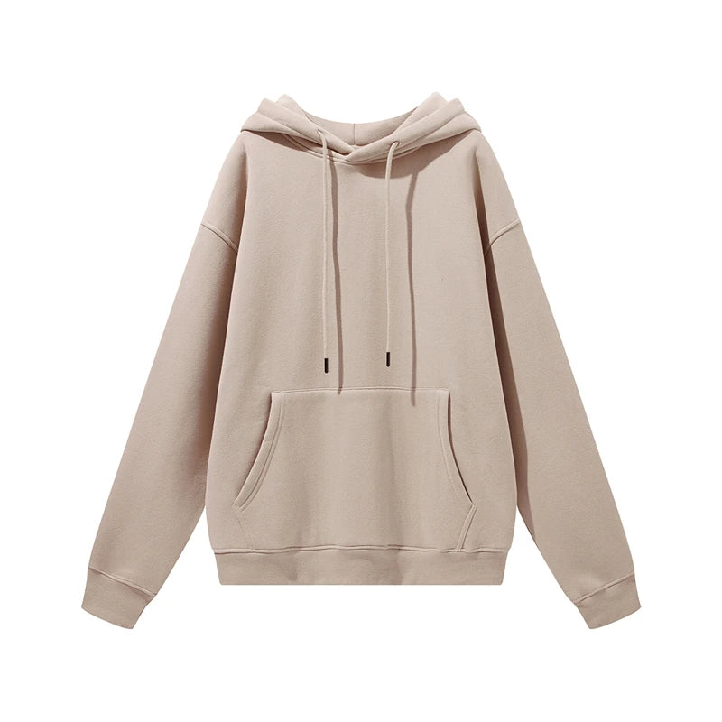 Thick Fleece Hoodie – Oversized Winter Streetwear Pullover