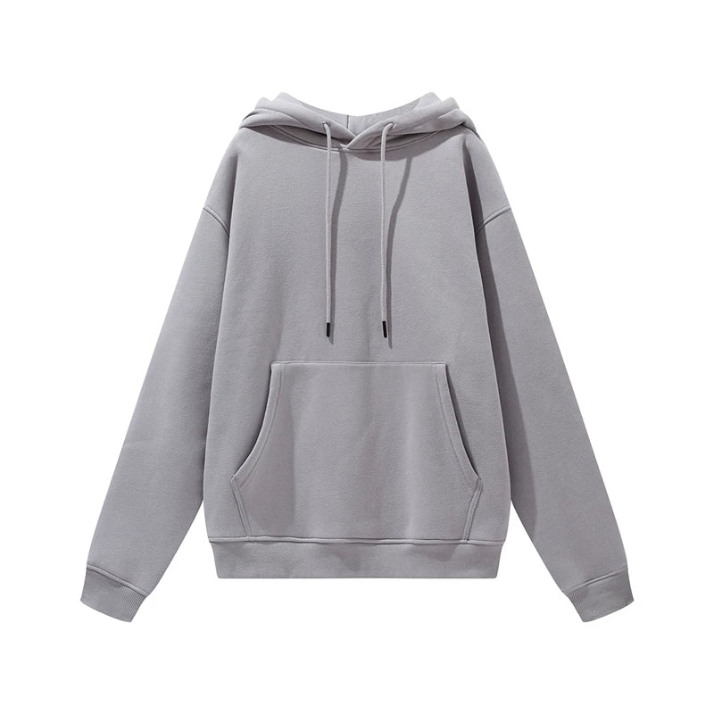 Thick Fleece Hoodie – Oversized Winter Streetwear Pullover