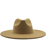 Sleek Wide Brim Fedora Hat