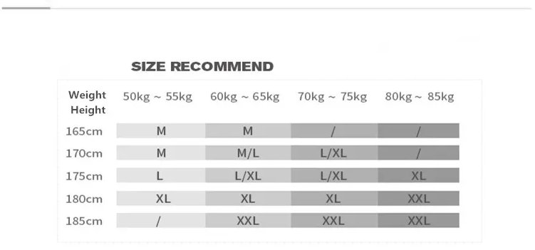 Size chart for StreetEase Loose Fit Shirt