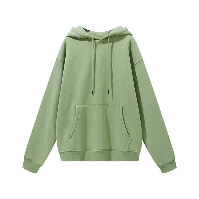 Thick Fleece Hoodie – Oversized Winter Streetwear Pullover