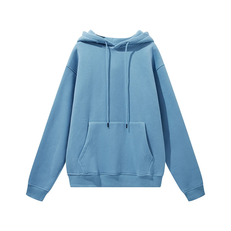 Thick Fleece Hoodie – Oversized Winter Streetwear Pullover