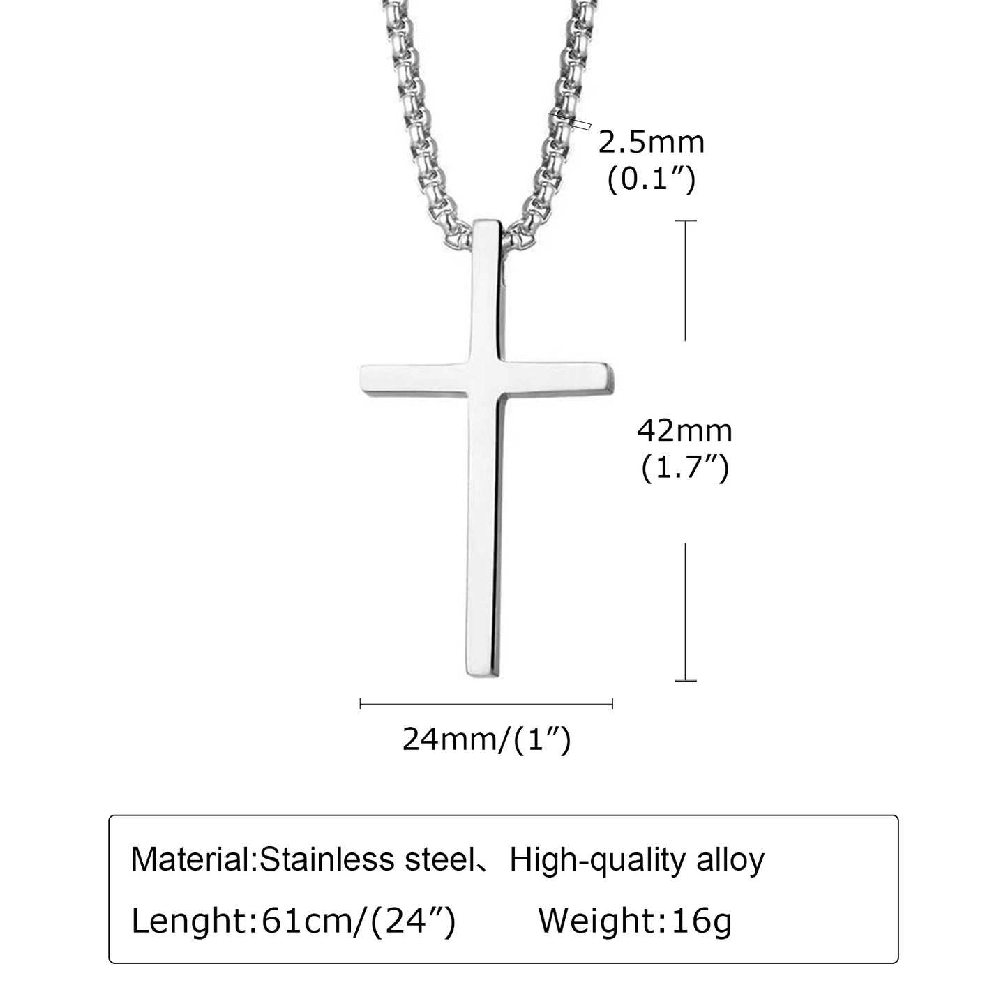 Minimalist Cross Necklace