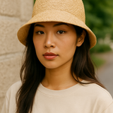 Summer Sway Women's Straw Bucket Hat