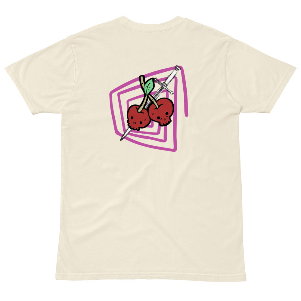 Skull Cherry Sword Graphic Tee