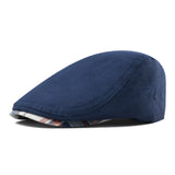 Linen Flat Scally Cap