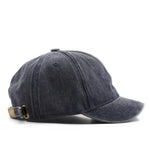 Navy blue baseball cap on a white background with 'navy' text.