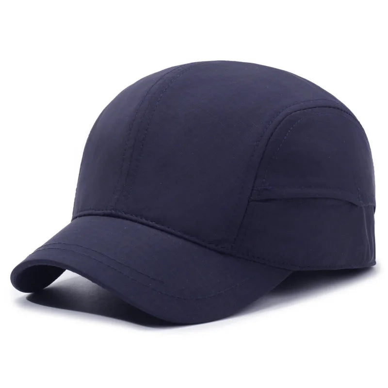Navy cap on a white background