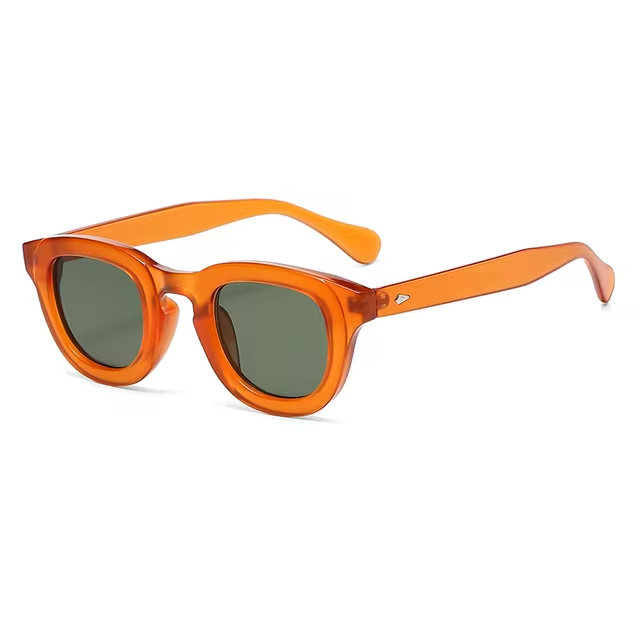 Vivid Oval Thick Sunglasses