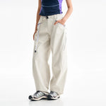 Parachute cargo pants, pocket detail