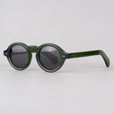 Kyoto – Thick Frame Round Acetate Sunglasses