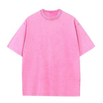 Pink t-shirt on a white background
