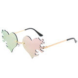 Heart Flame Sunglasses