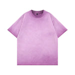 Purple Gradient washed tee styled for streetwear — lifestyle shot