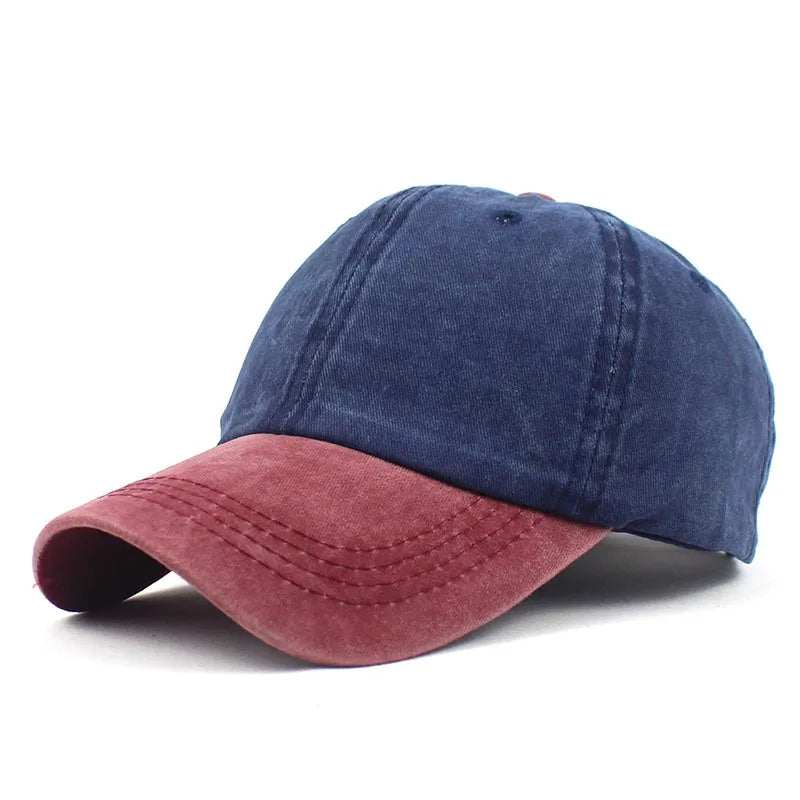 Vibrant Color Block Dad Hat