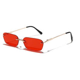 Rimless Rectangle Sunglasses