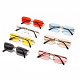 Rimless Rectangle Sunglasses