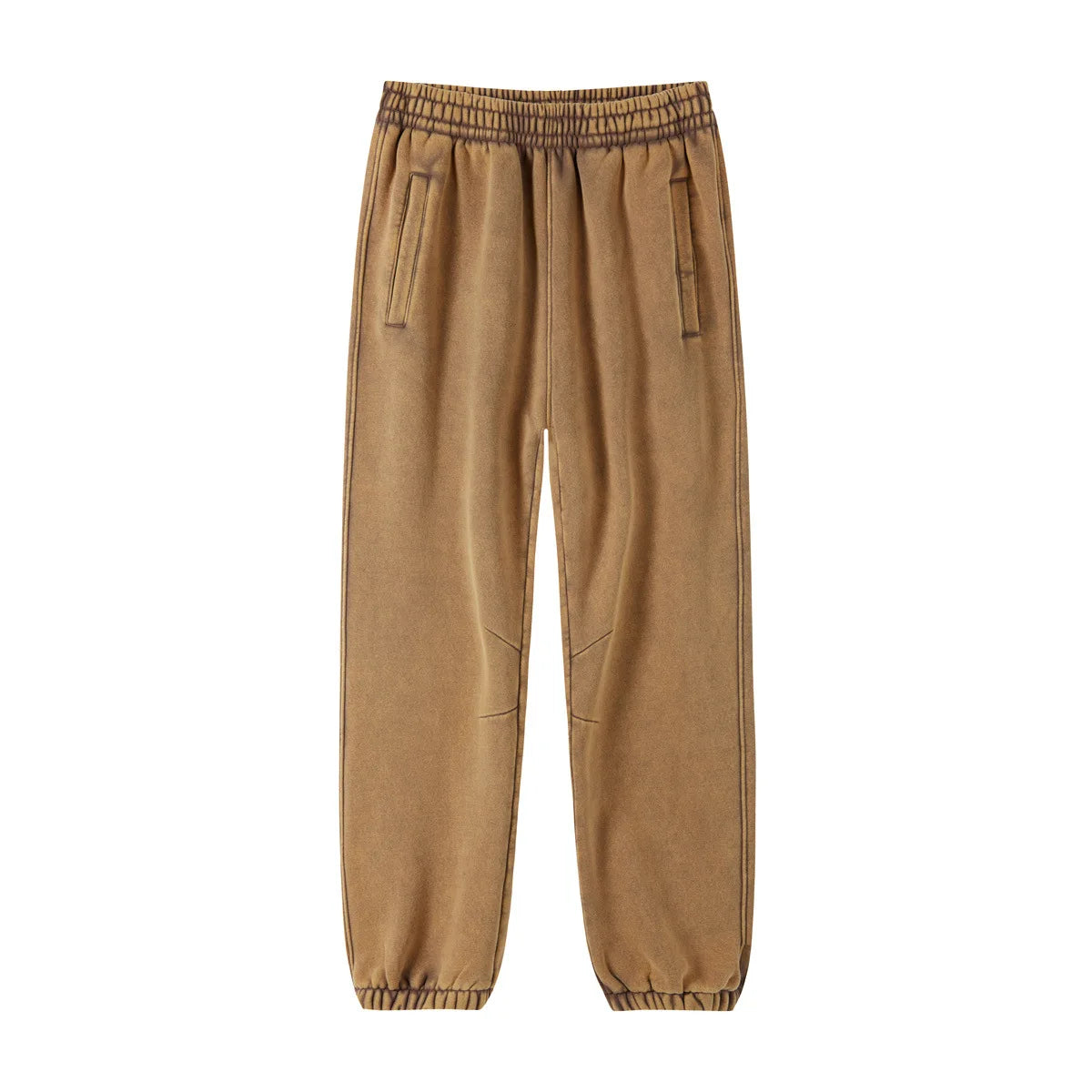 Sandy Men's baggy washed fleece sweatpants — alternate angle