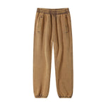 Sandy Men's baggy washed fleece sweatpants — alternate angle