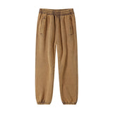 Sandy Men's baggy washed fleece sweatpants — alternate angle
