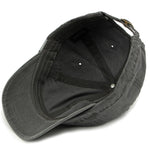 Short brim baseball cap — three-quarter view