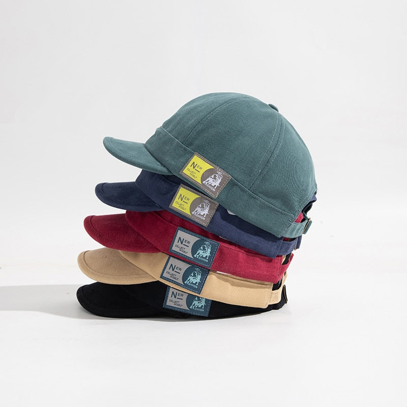 Short brim fitted hat Clearance