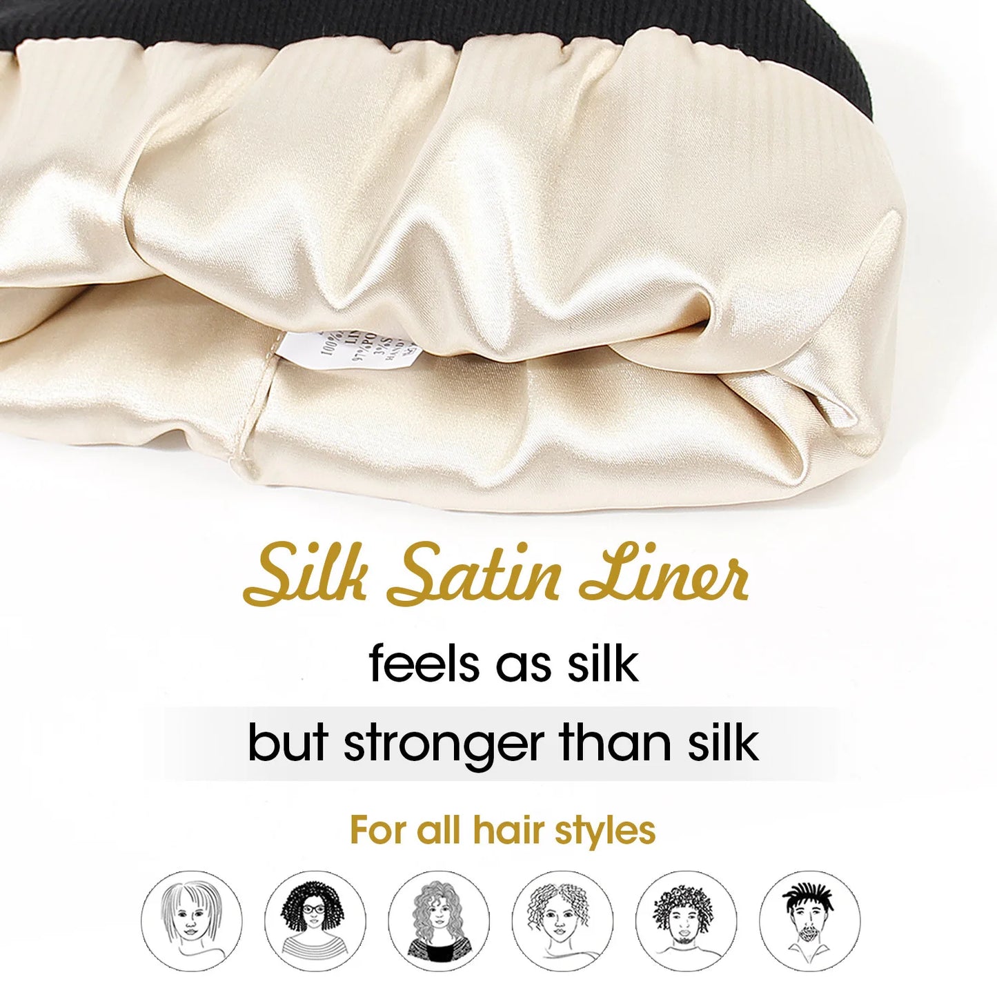 Soft Silk Lined Beanie