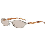 Sunglasses with tortoiseshell arms on a white background