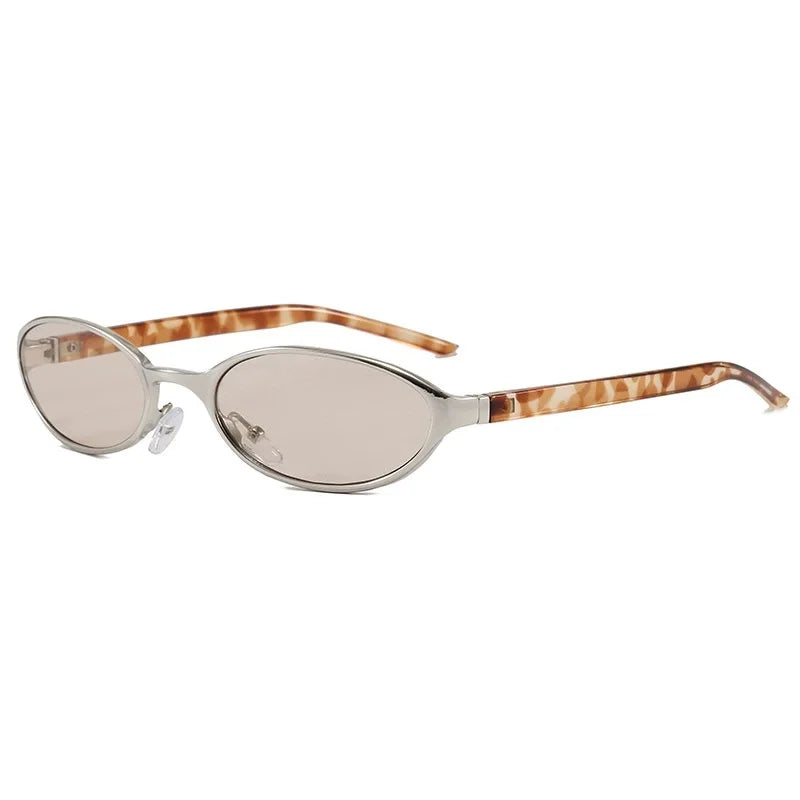 Sunglasses with tortoiseshell arms on a white background