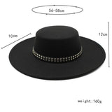 Stylish City Wide Brim Fedora Hat