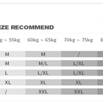 Size chart for Cozy Textured Hoodie