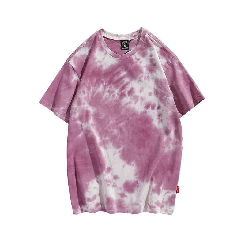 Tie-dye oversized t-shirt, lifestyle shot 2