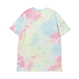 Tie-dye oversized t-shirt, side view