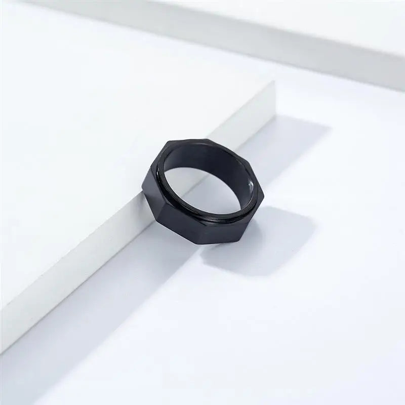 Urban Hexagon Ring