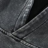 Vintage Black Acid Wash Hoodie