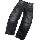 Vintage Black Men's loose fit baggy jeans — lifestyle view