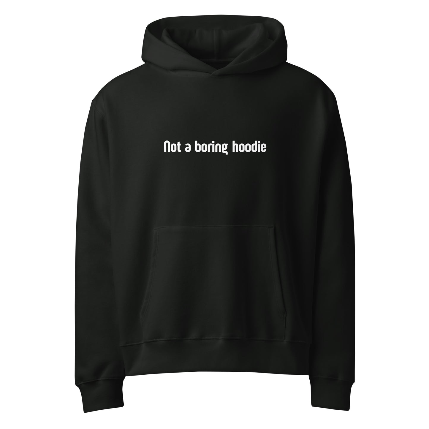 Not a boring hoodie