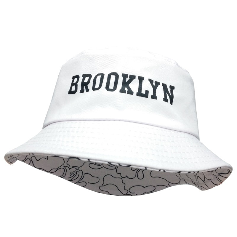 Brooklyn nets bucket fashion hat