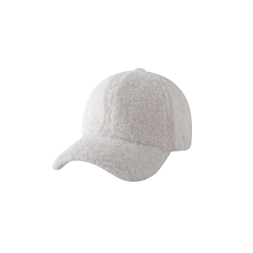 Fluffy Baseball Cap – Cozy Winter Streetwear Hat