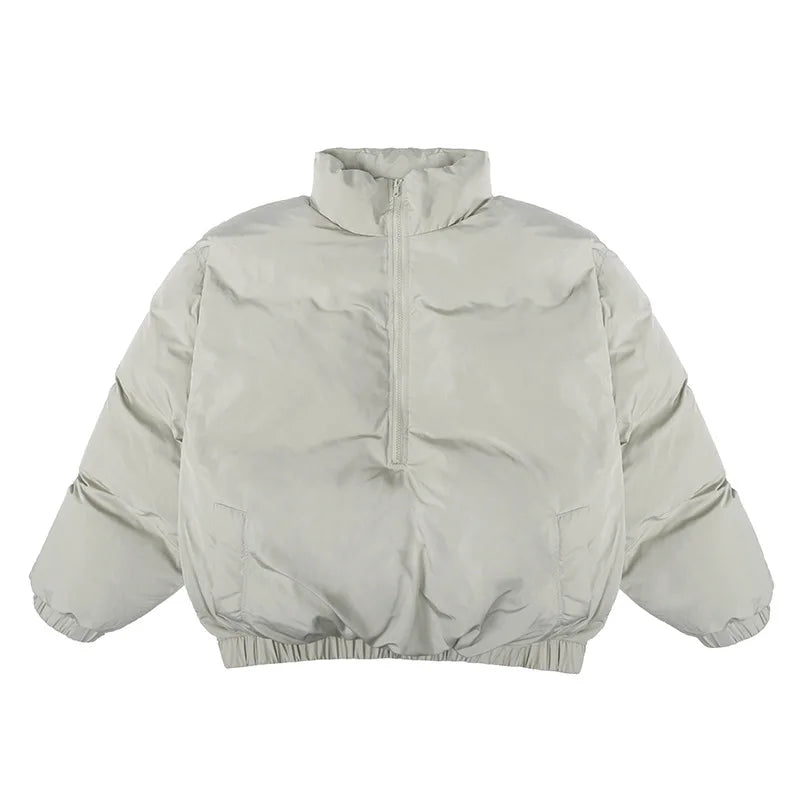 Urban Chic Half-Zip Puffer Jacket
