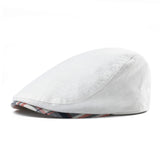Linen Flat Scally Cap