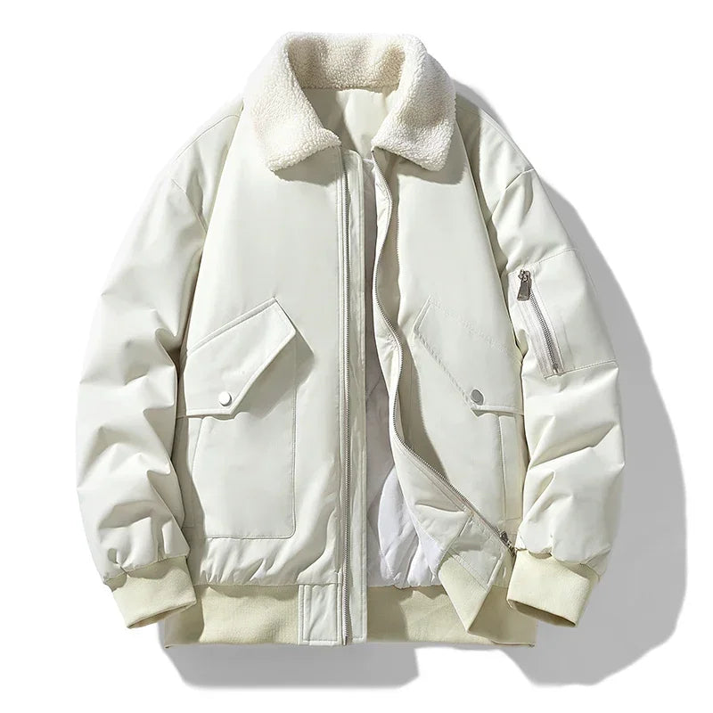 Sherpa Collar Bomber Jacket