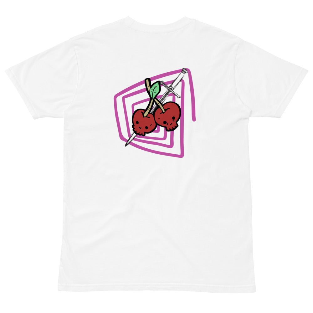 Skull Cherry Sword Graphic Tee