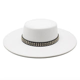 Stylish City Wide Brim Fedora Hat