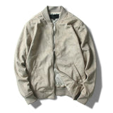 Classic Suede Bomber Jacket