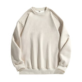 Soft Suede Streetwear Crewneck