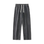 Men's wide-leg loose jeans, worn look